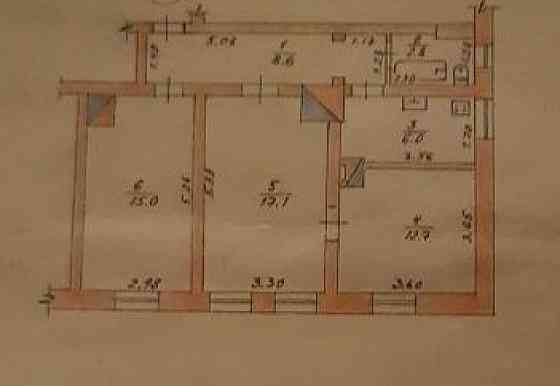 Продаж Квартира 3-кімнатна, 2/2 поверх Житомир