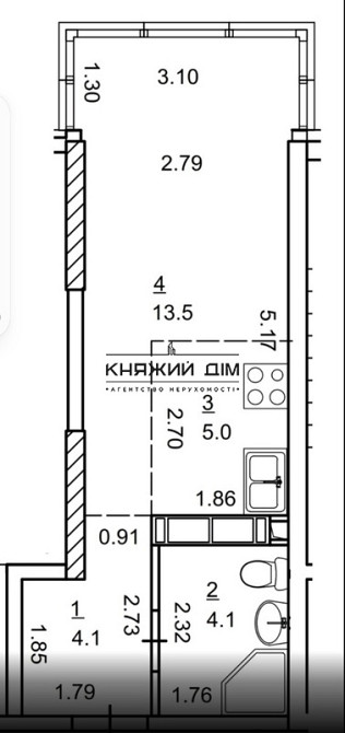 БЕЗ КОМІСІЇ! Продаж смарт-квартири в ЖК 4U, метро Академмістечко. № 21146666 Київ - фото 15