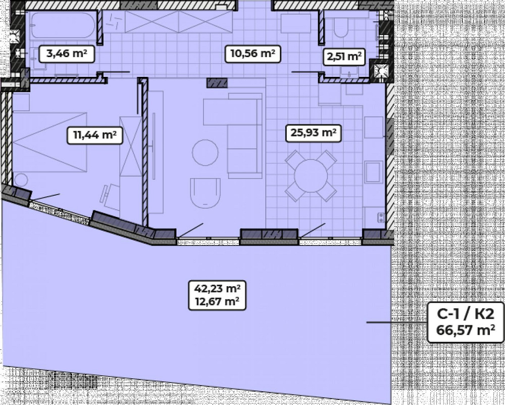Продаж Квартира 1-кімнатна, 1/4 поверх на вул. Івана Франка Винники - фото 6