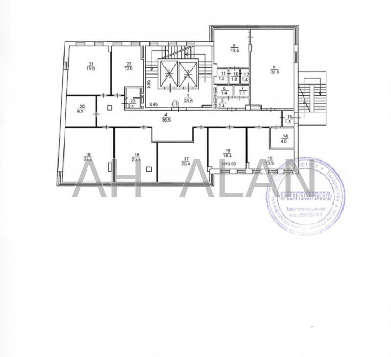 Оренда офісне приміщення на Липківського Василя Митрополита вул., 14 приміщень - 9, поверх - 7/9 Київ - фото 17
