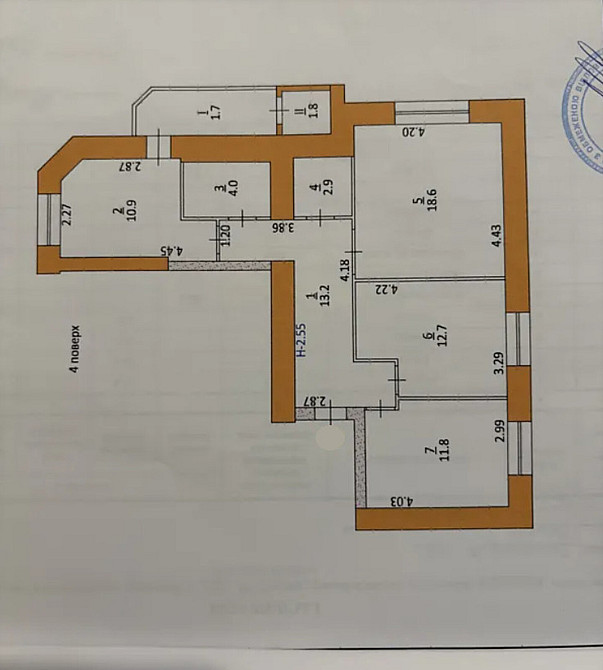 Продаж Квартира 3-кімнатна, 4/10 поверх Ternopil' - photo 7