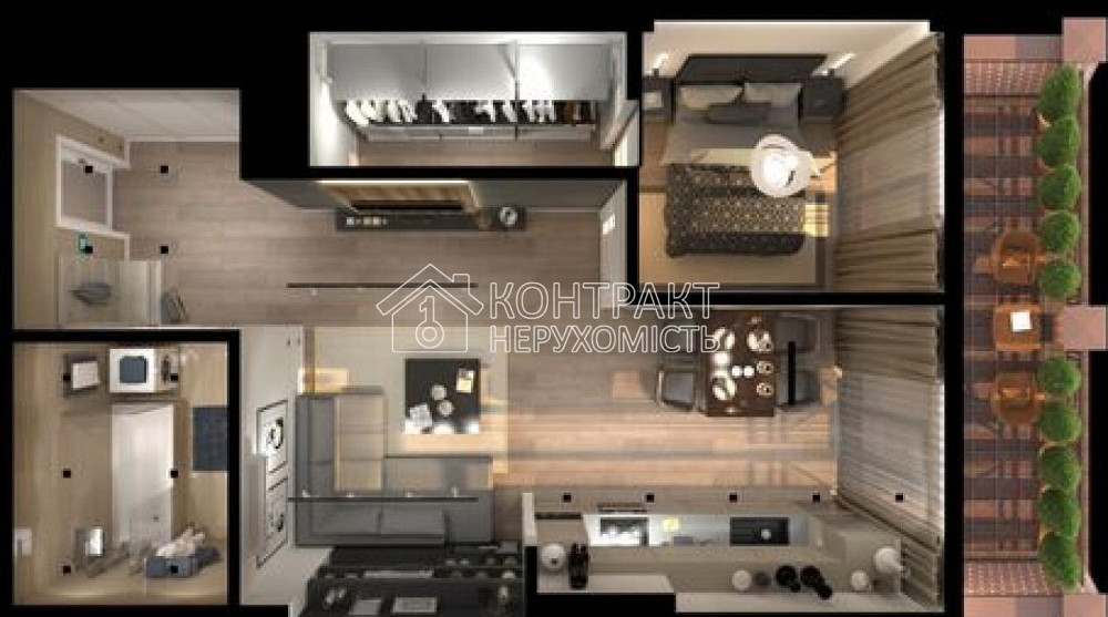 Продаж Квартира 2-кімнатна, 2/6 поверх на вул. Професорська Харків - фото 8