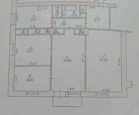 Продаж 4к Квартира 104 кв.м пл. Перемоги Zhytomyr