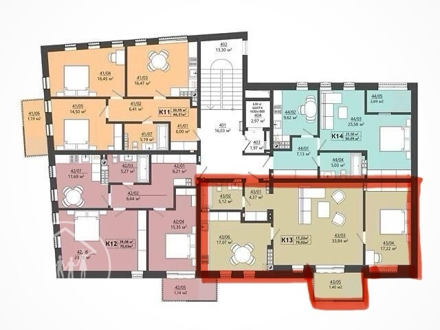 Продаж 2к Квартира 79 кв.м Меблярська, 19 Львів - фото 17