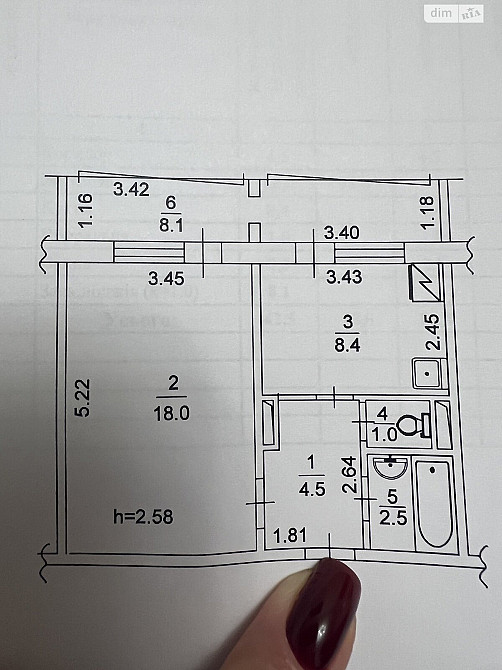 Продаж Квартира 1-кімнатна, 6/16 поверх на Червоної Калини вул., д. 28 Киев - изображение 9