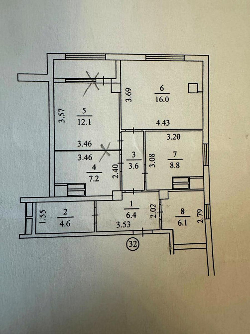 Продаж Квартира 2-кімнатна, 7/15 поверх на Жилянська вул., д. 118 Kiev - photo 8
