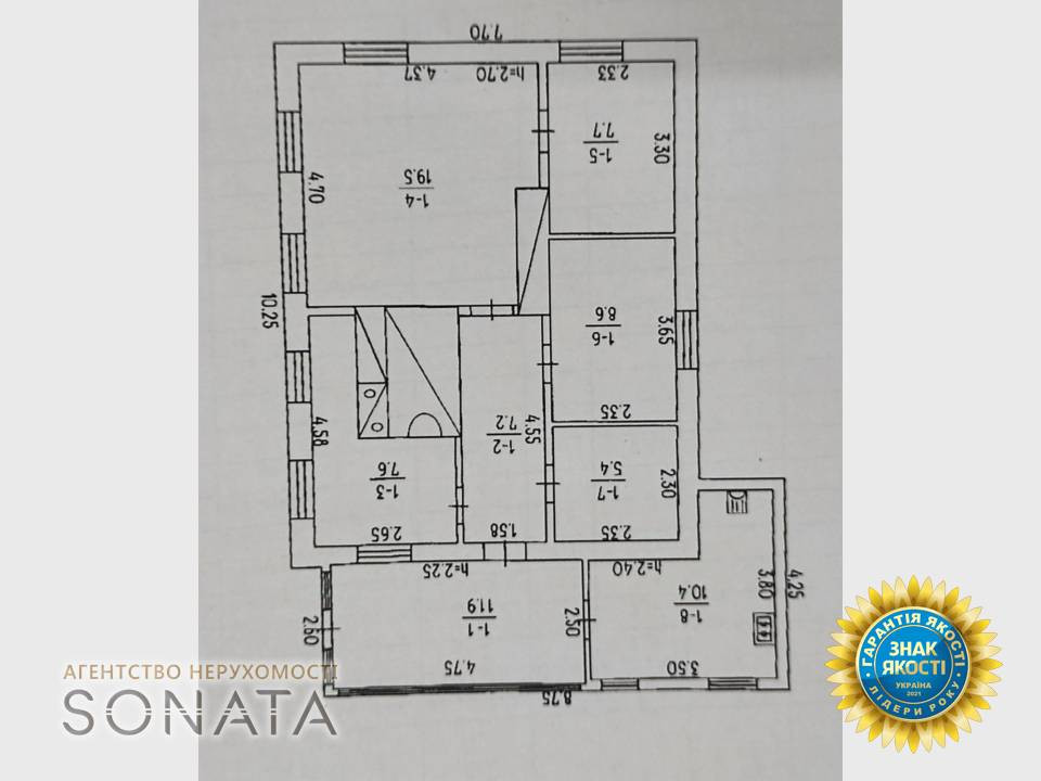 Продаж 1-поверховий Будинок  78 кв.м 3 кімн. на вул. Піщанської сотні, 65 Піщане - фото 13