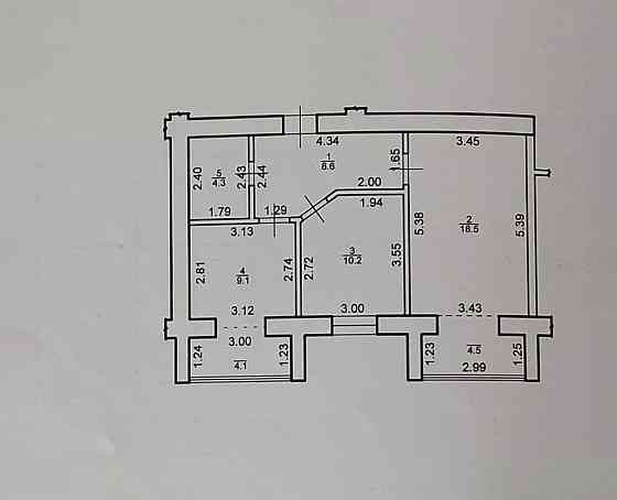 Продаж Квартира 3-кімнатна, 9/9 поверх на Яблунева, 2 Vovchynets