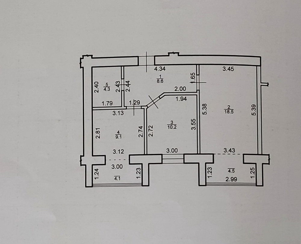 Продаж Квартира 3-кімнатна, 9/9 поверх на Яблунева, 2 Vovchynets - photo 2