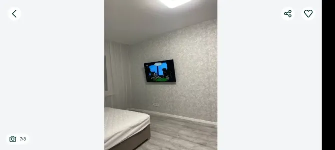 For rent 1-room apartment on Hmyri 20 with modern renovation, residential complex 