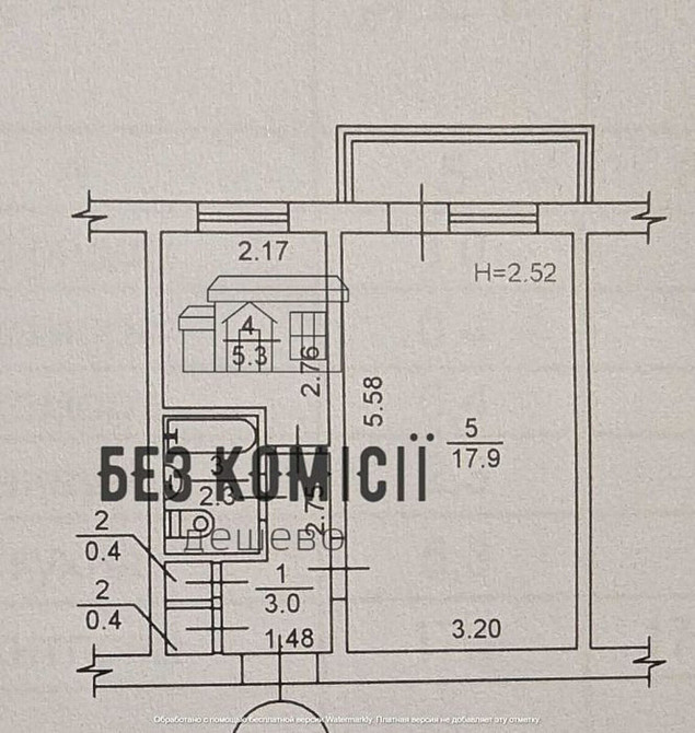 Продаж Квартира 1-кімнатна, 8/9 поверх на Алматинська, 64а Kiev - photo 10