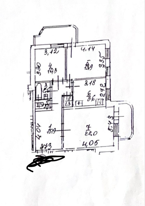 Продаж Квартира 3-кімнатна, 13/16 поверх на Тороповського Гергія вул., д. 37а Kiev - photo 19