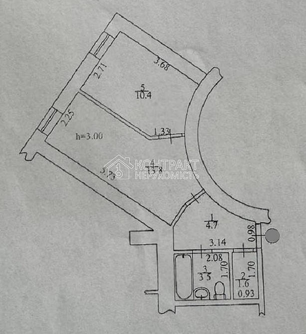 Продаж Квартира 1-кімнатна, 3/4 поверх на вул. Профспілковий Kharkiv - photo 18