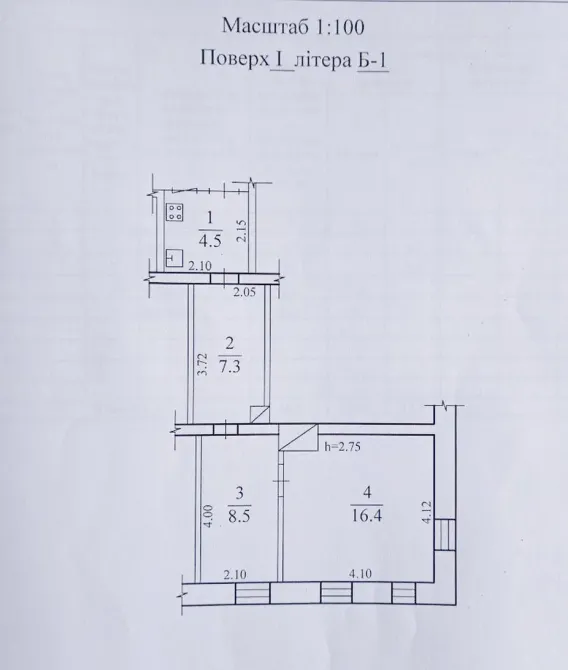 Продажа 2к Квартира 36.7 кв.м Первозванівська Днепр - изображение 5