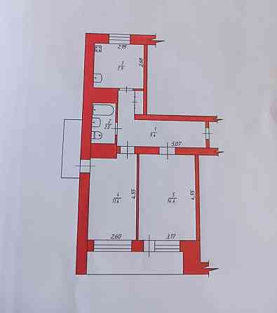 Продаж 2к Квартира 50 кв.м Покровська 121 Zhytomyr