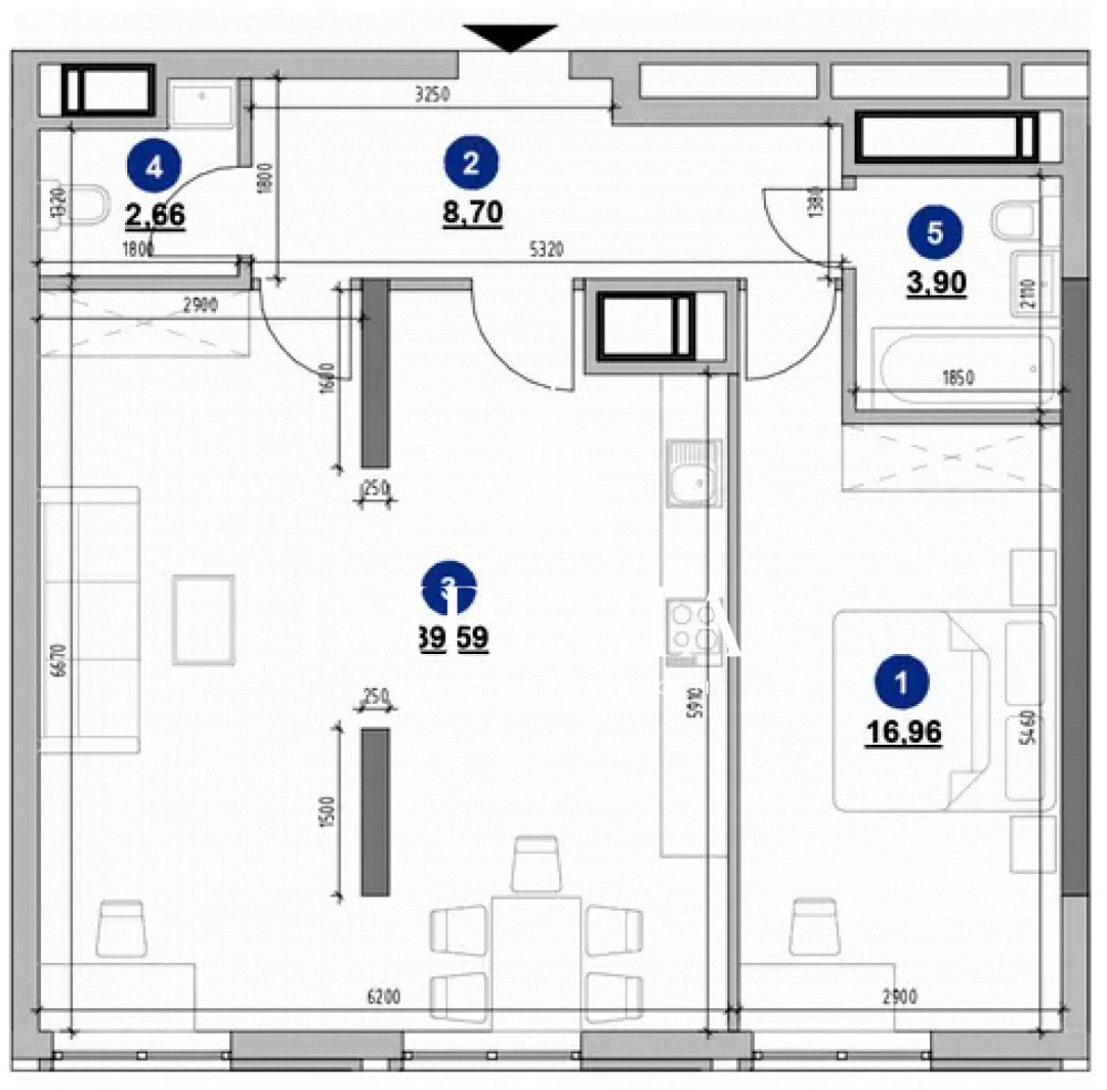Продаж Квартира 1-кімнатна, 18/26 поверх на вул. Андрія Верхогляда Київ - фото 1