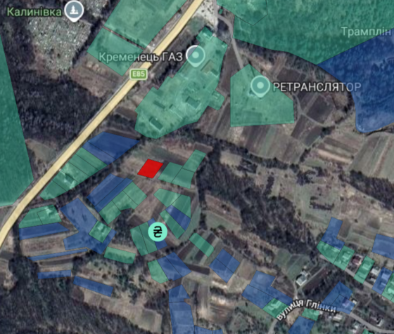 Продаж земельної ділянки 10 соток на вул. Осовиця Кременець