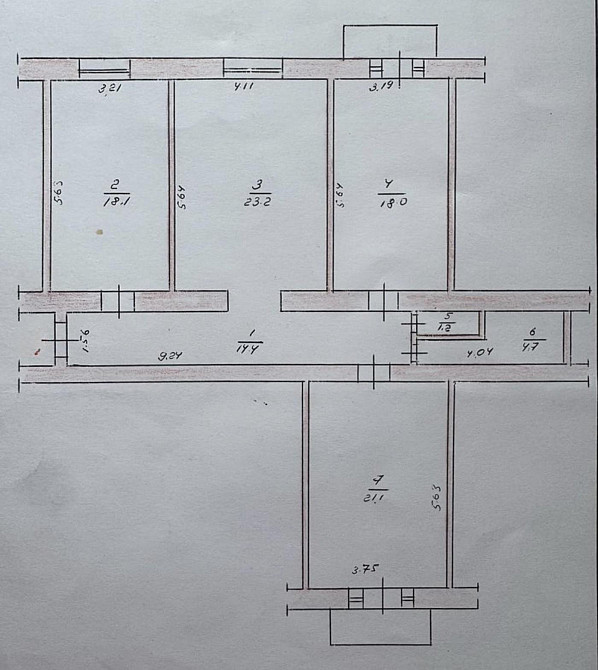 Продаж Квартира 3-кімнатна, 3/4 поверх на вул. Леха Качинського Житомир - фото 8