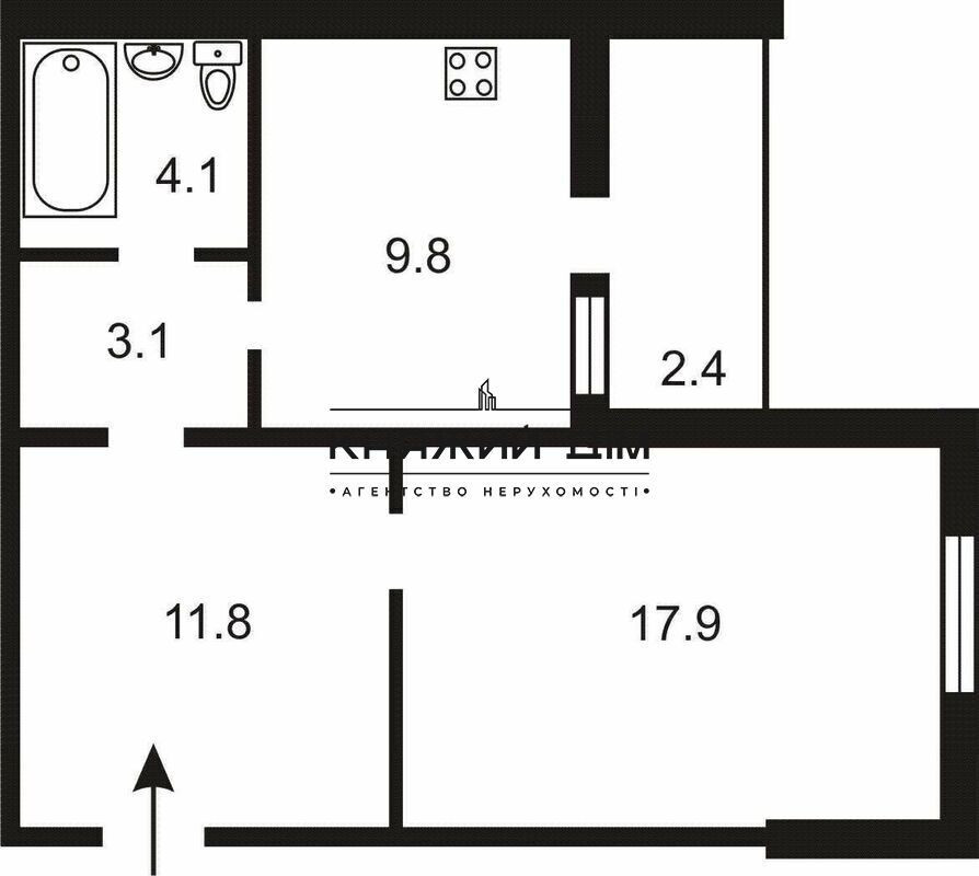 ПРОДАЖ просторна 1к квартира метро Деміївська, пр-т Науки 60А код.№ 21145977 Київ - фото 8