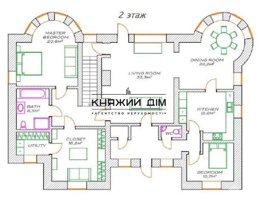 Аренда отличного дома в с. Хлепча Васильковский р-н. № 139196 Хлепча - фото 9