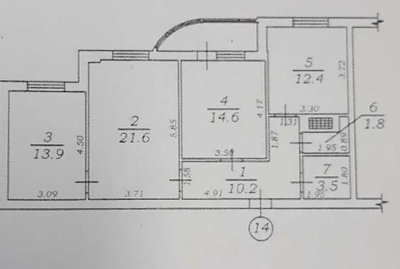 Продам 3-х комнатную квартиру в ЖК "Янтарный" (пос.Котовского) Одеса - фото 17