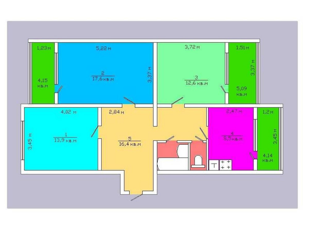 Продаж Квартира 3-кімнатна, 10/16 поверх на Декабристов, 5 Киев - изображение 2