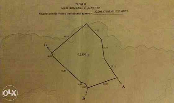 Продаж земельної ділянки 25 соток 