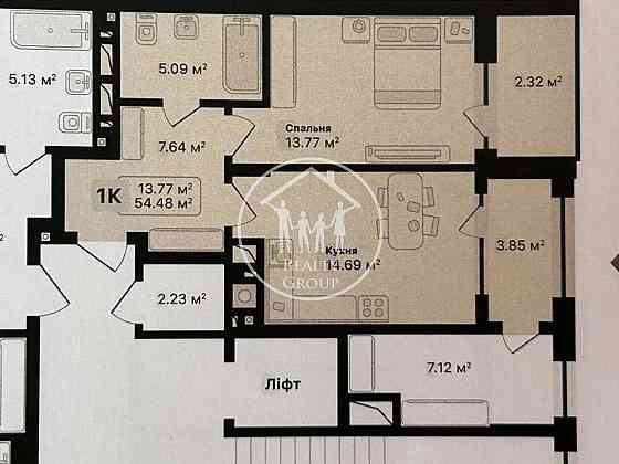 Продаж Квартира 1-кімнатна, 2/7 поверх на Підголоски, 24 Львов