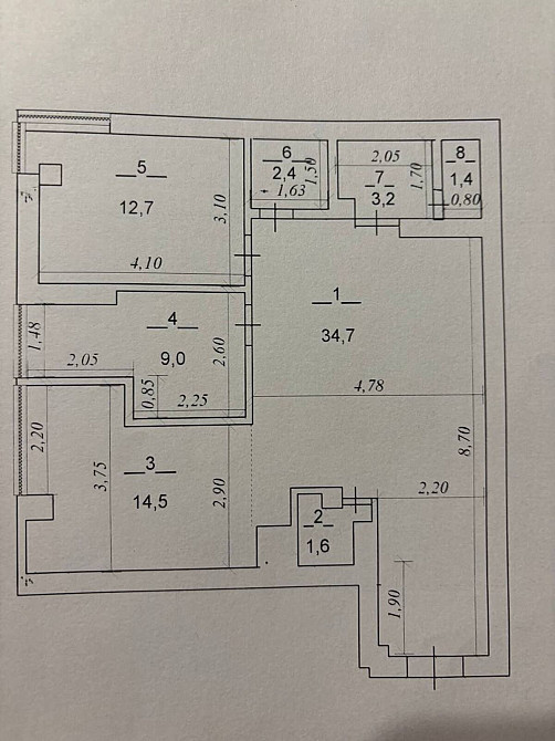 Продаж Квартира 3-кімнатна, 5/10 поверх на Бельведерська вул., 23 Івано-Франківськ - фото 20