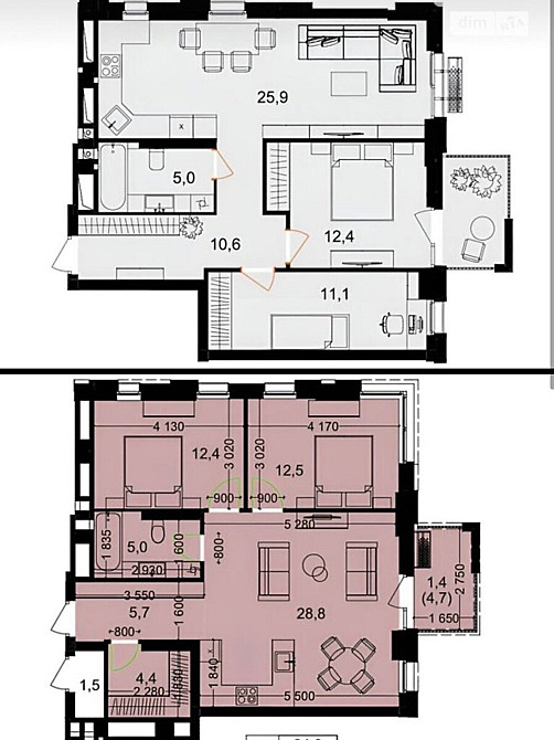Продаж Квартира 2-кімнатна, 4/20 поверх на Цегельний Вінниця - фото 2