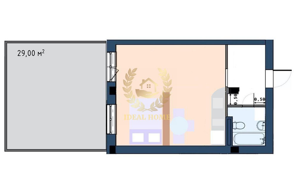 Продаж шикарної 1-кімнатної квартири в Київі, близько до центру Київ - фото 18