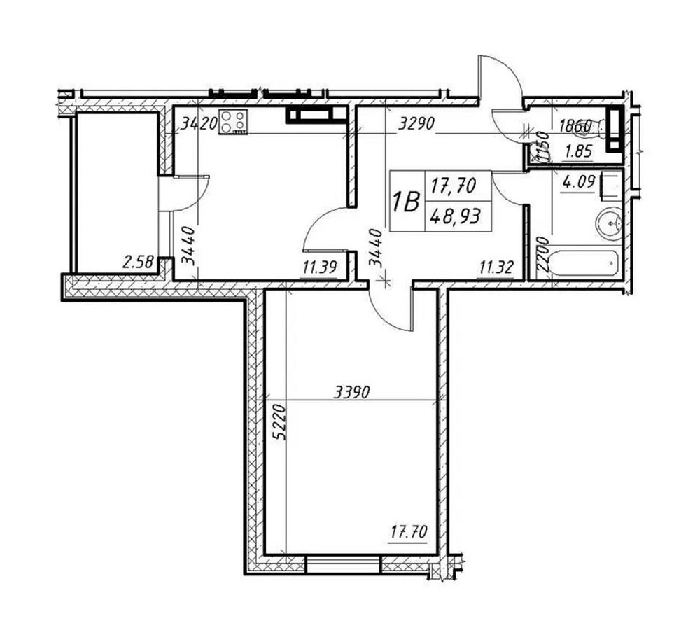 Продаж Квартира 1-кімнатна, 13/25 поверх на Коноплянська вул., 22 Київ - фото 6