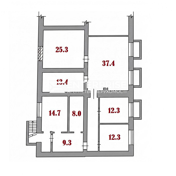 Оренда офісне приміщення на вул. Івана Драча приміщень - 6 Киев - изображение 4