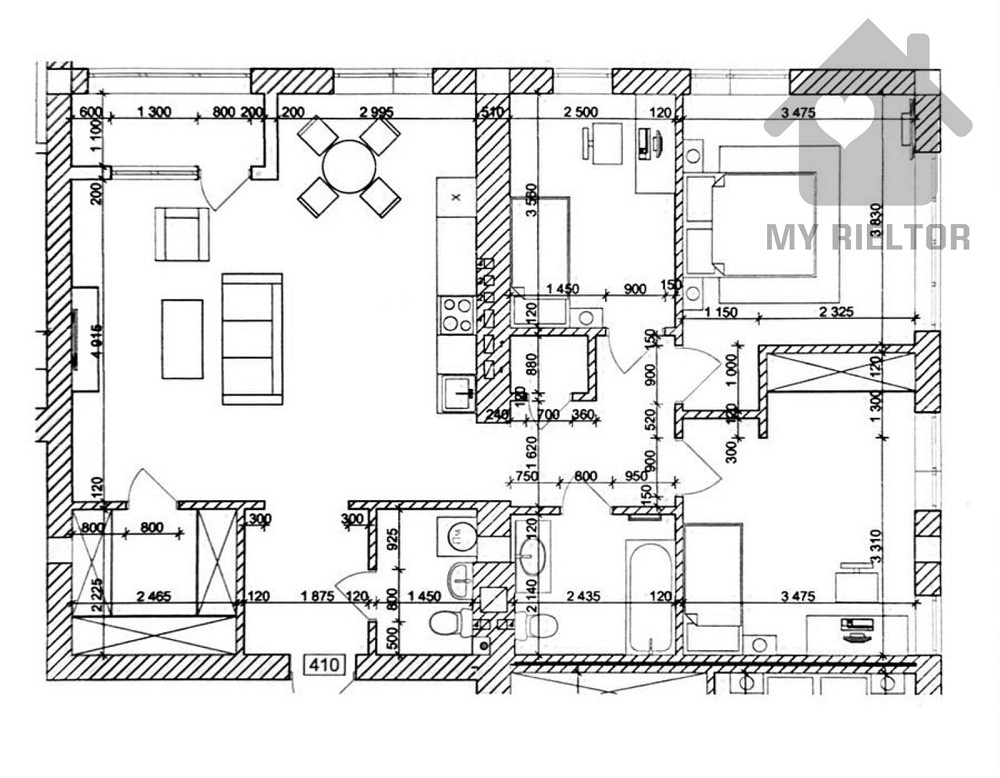 Продаж Квартира 3-кімнатна, 4/7 поверх на Легоцького, 82 Uzhhorod - photo 2