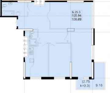 Продаж Квартира 3-кімнатна, 25/26 поверх на Большой Фонтан / Фонтанская Дорога, 25 Одеса