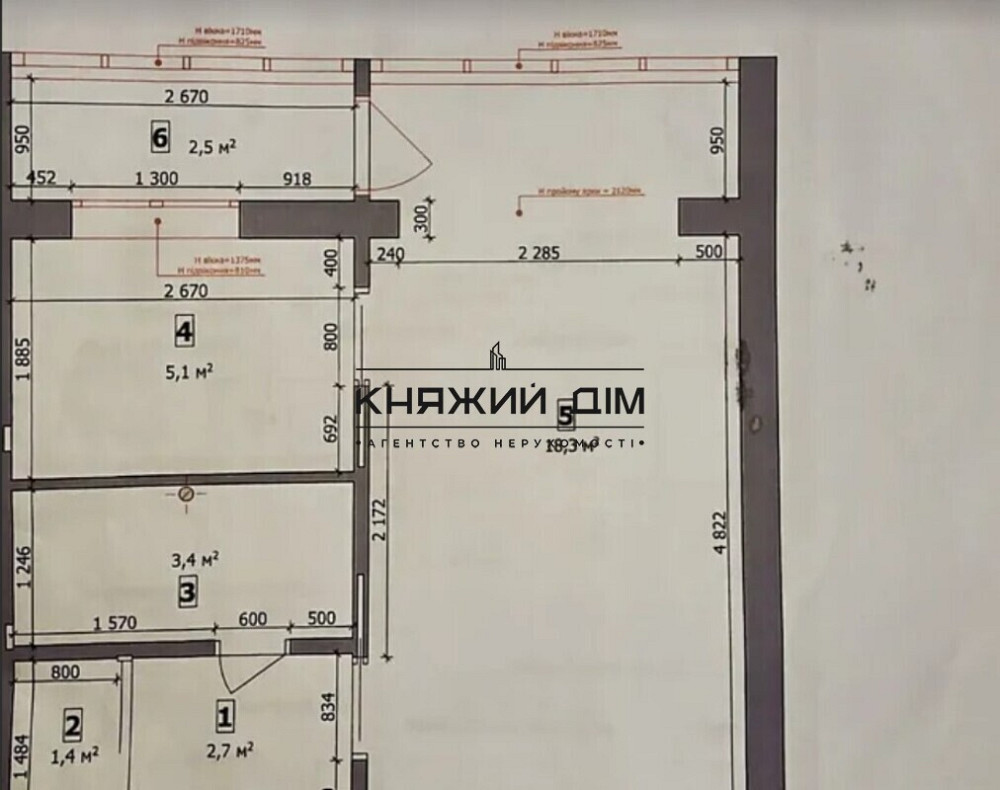 Продаж Квартира 1-кімнатна, 6/9 поверх на Татарская ул. Киев - изображение 14