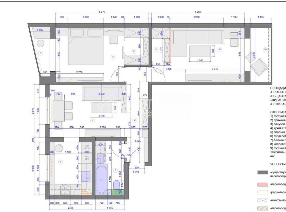 Продаж Квартира 3-кімнатна, 10/12 поверх на вул. Людвига Свободы Харьков - изображение 11