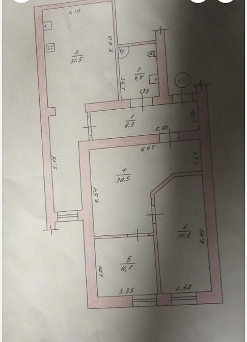 Продаж Квартира 3-кімнатна, 1/9 поверх на вул. Отаманів Соколовських Житомир - фото 3