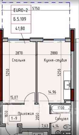 Продаж Квартира 1-кімнатна, 1/8 поверх на Дмитрия Донского улица, 59/2 Odessa