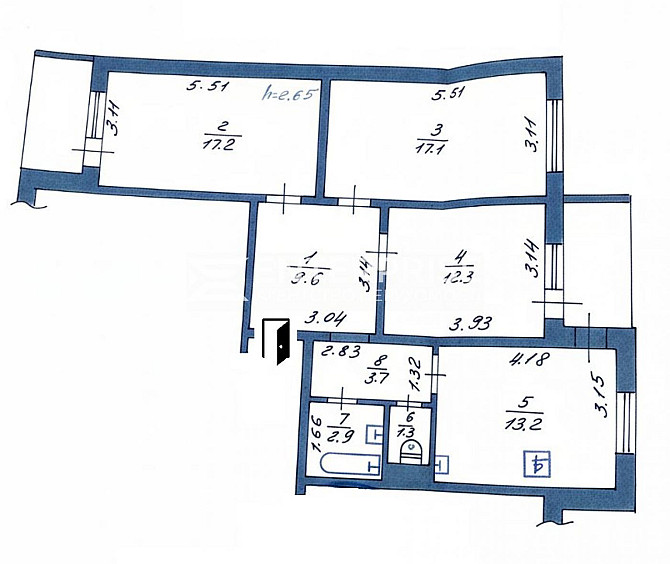 Продаж 3к Квартира 86 кв.м Пономарьова вул. Kotsyubyns'ke - photo 5