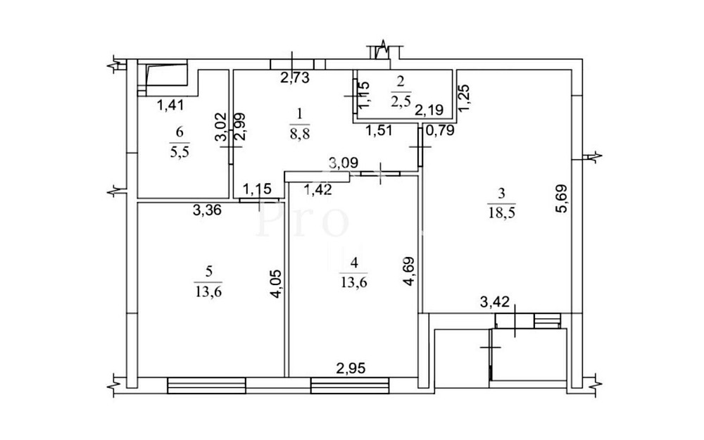 Продаж двокімнатна квартира 65,5 м2 ЖК Причал 8 Осокорки Київ - фото 15