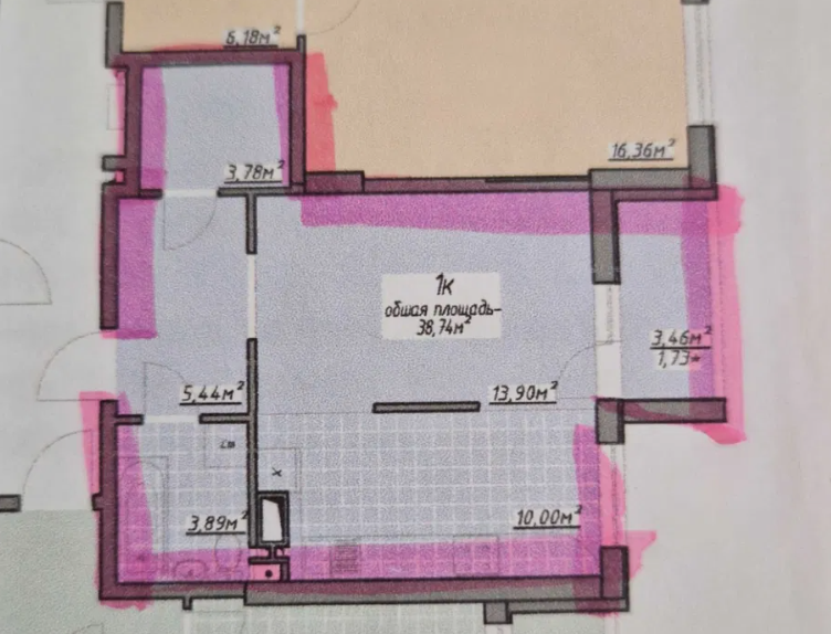 Продам 1-комнатную квартиру с ремонтом в ЖК "Одесские Традиции" (ул.Воробьева) Одеса - фото 9