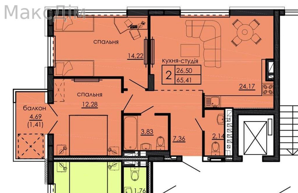 Продаж Будинок 2-кімнатний на Степана Бандери пр. Тернопіль - фото 1