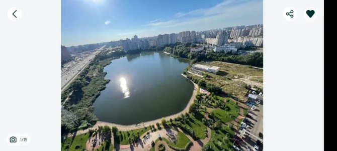 Оренда видової 2-кімнатної квартири в ЖК "Лебединий" (Ревуцького, 40Г) Київ - фото 2