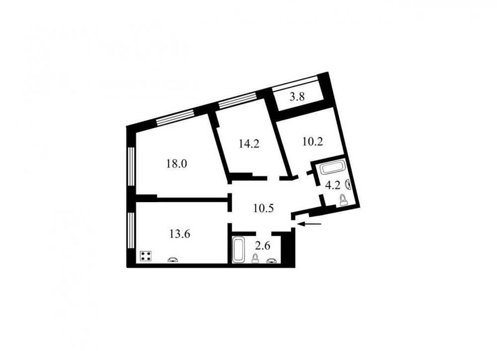 Продаж Квартира 3-кімнатна, 13/15 поверх на Кудрявська вул., д. 24а Київ - фото 8