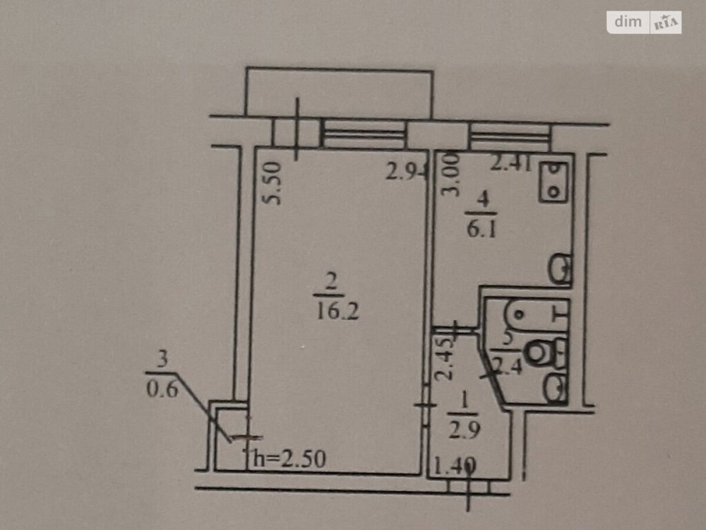 Продаж Квартира 1-кімнатна, 2/2 поверх на Євгена Харченка, 28 Київ - фото 2