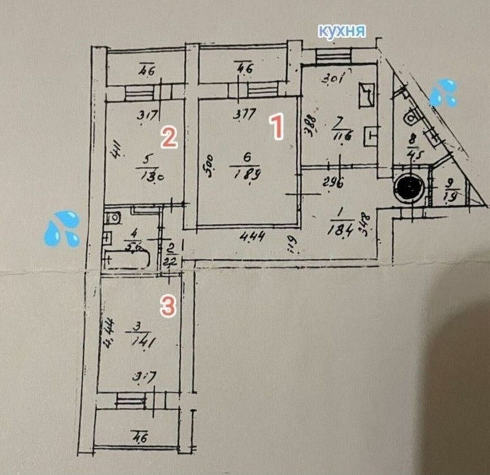 Продаж Квартира 3-кімнатна, 7/16 поверх на бажана, 26 Kiev - photo 4