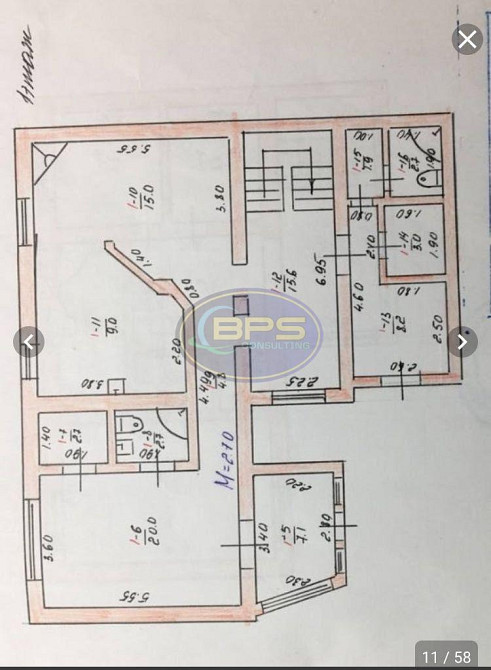 Продаж 3-поверховий Будинок з ділянкою 6.7 сот 272 кв.м 5 кімн. на СОГ Лебедь, 10 лінія вул. Сухий Лиман - фото 12
