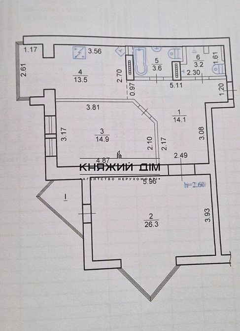 Продаж 2-кімнатної роздільної квартири на Позняках. № 21146546 Київ - фото 15