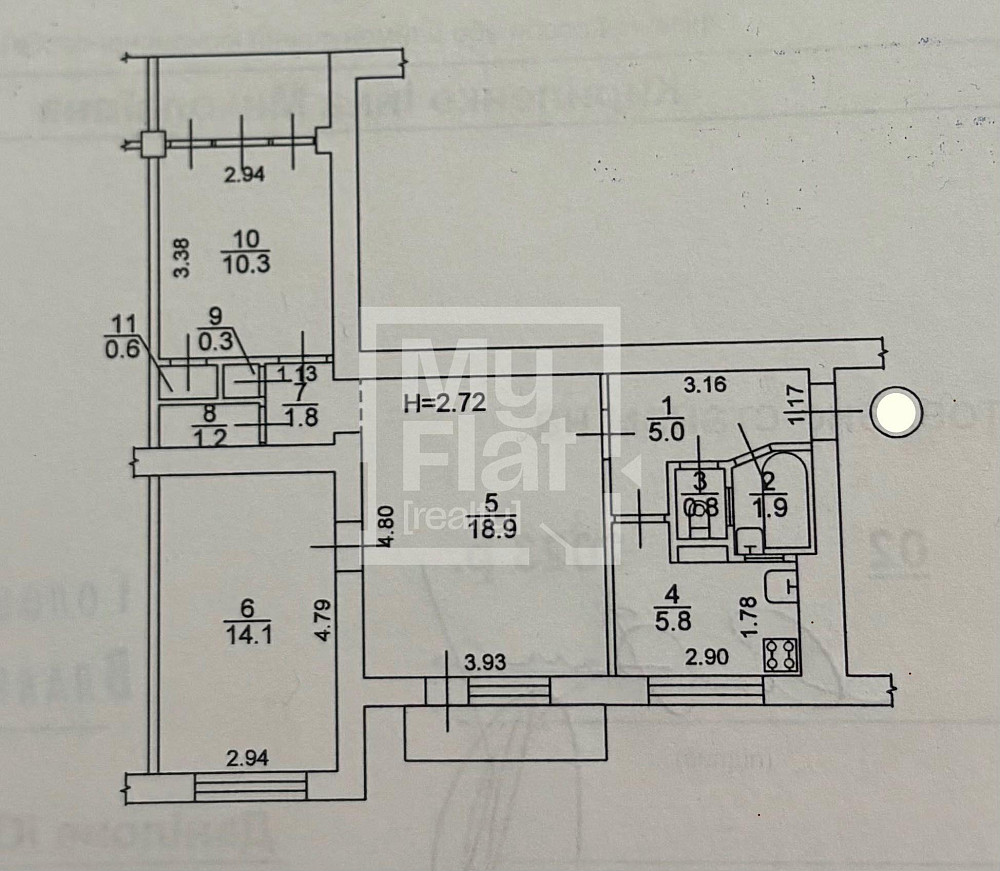 Продаж Квартира 3-кімнатна, 9/9 поверх на вул. Лаврська Київ - фото 7
